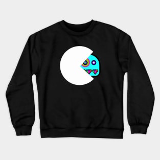 PACMAN EATS GHOST Crewneck Sweatshirt